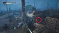 The Golden Watch's exact location in the trenches (Image via Nacon)